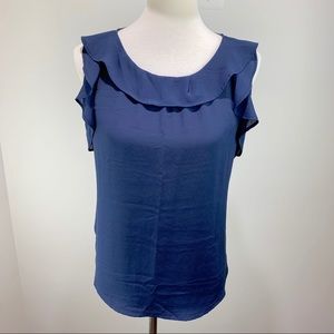 PRETTY LOFT RUFFLED TOP
